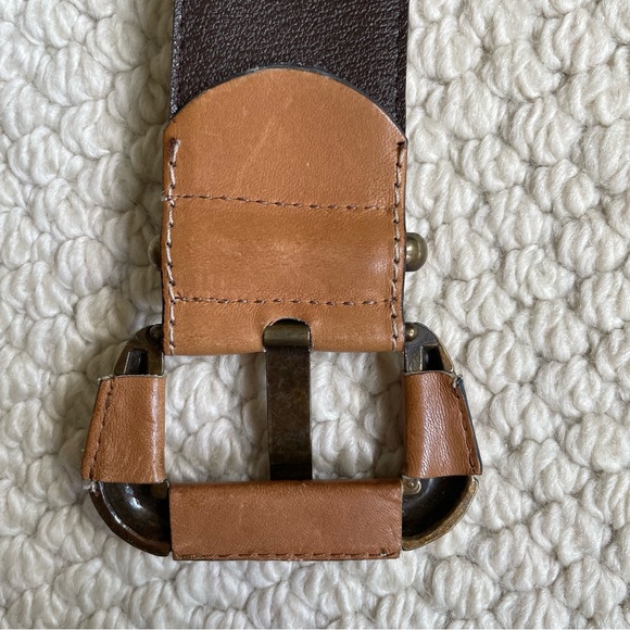 Rodier tan leather belt - Picture 3 of 13